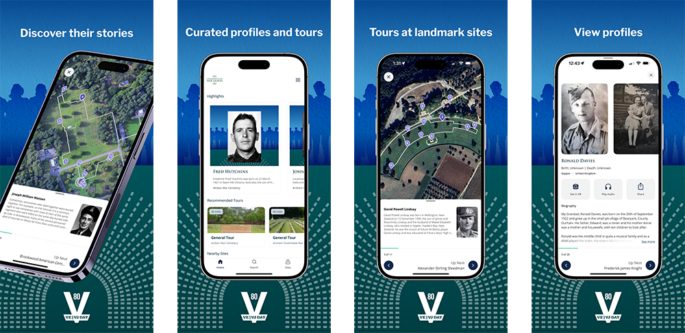 For Evermore app screen examples