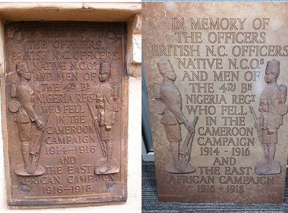 Creating replacement Ibadan Panels – Our Work Continues