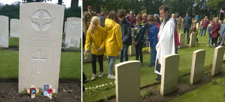 Grave of Second World War paratrooper identified 72 years after his death