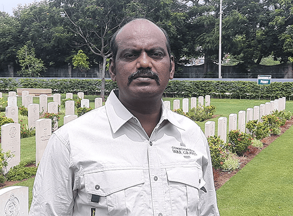 CWGC Head Gardener receives Honorary British Empire Medal