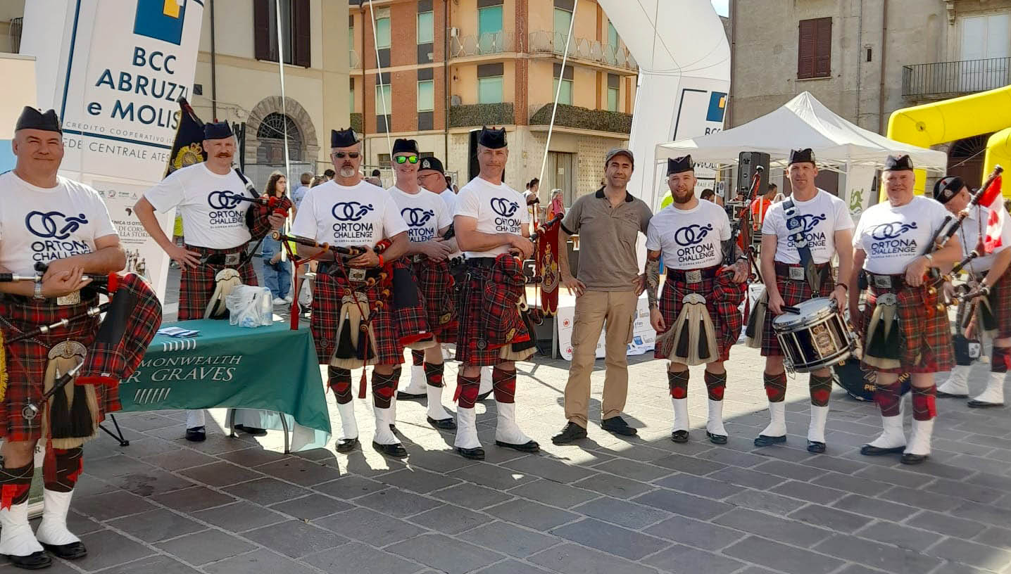 CWGC at Ortona Challenge race 80th Anniversary edition