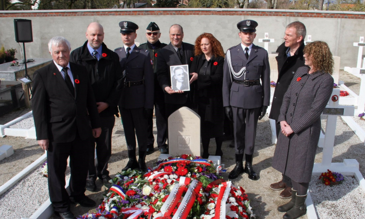 Son attends rededication service for his father on 75th anniversary of his death