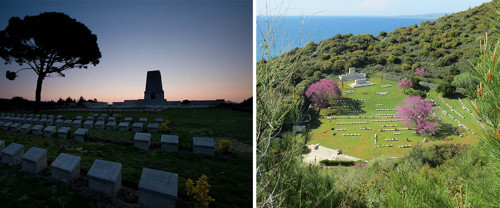 Lone Pine Cemetery & Shrapnel Valley Cemetery