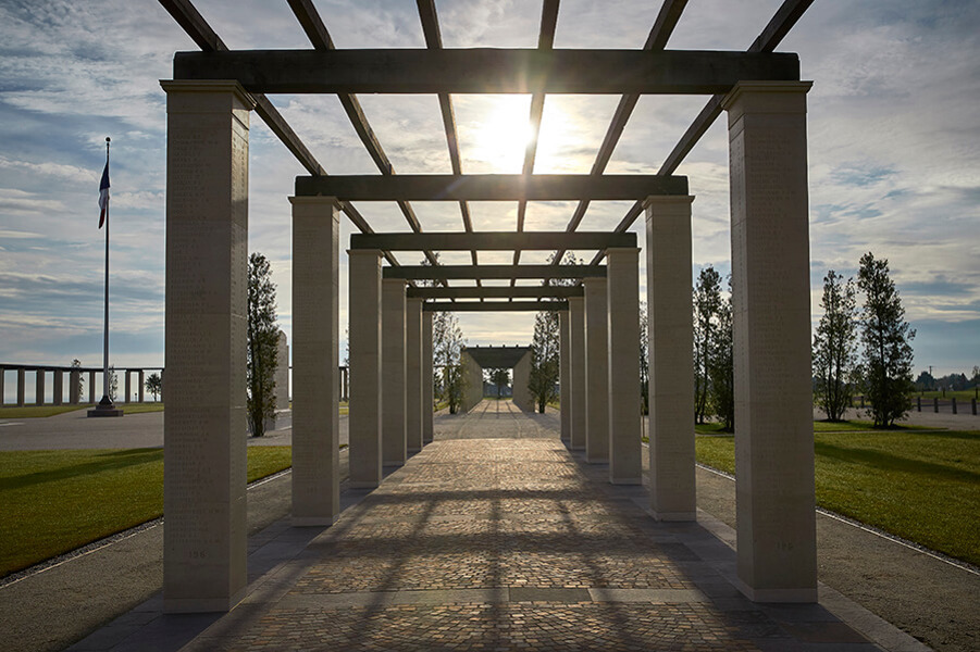 Entrance to Normandy Memorial