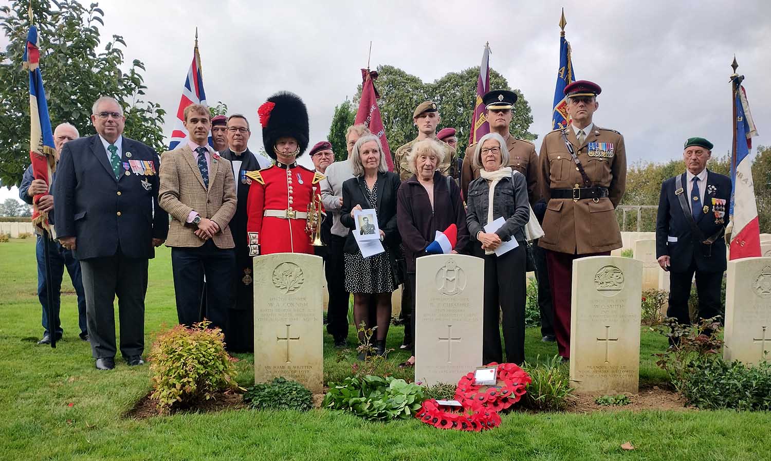 Grave of Wolverhampton soldier killed in Normandy rededicated