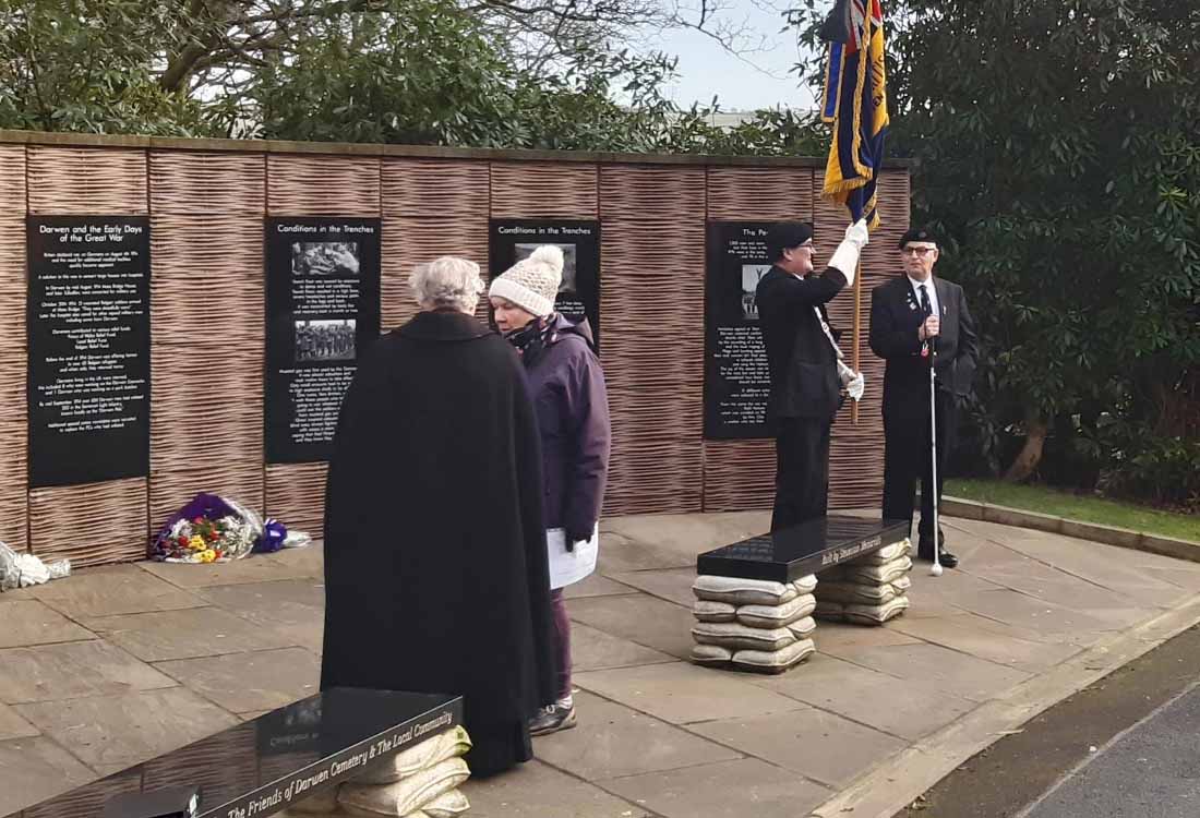 Commemoration service at Blackburn Darwen Cemetery