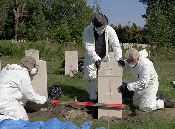 Replacement headstones installed at Brookwood Military Cemetery