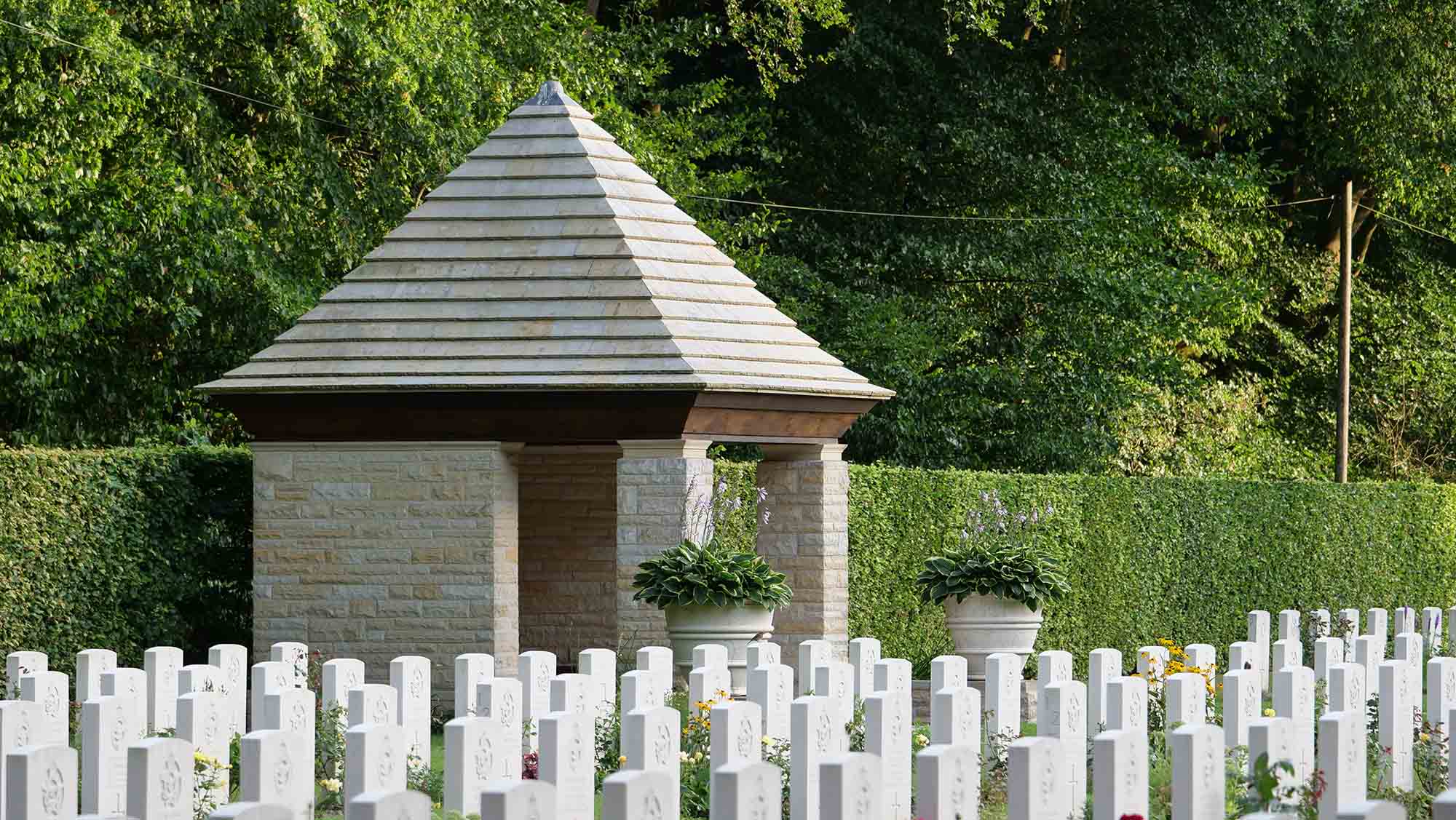 Rededication service for Private Sidney Allen of the 7th Battalion Hampshire Regiment