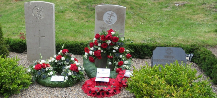 Rededication service for Able Seaman Reginald Cecil Evenden