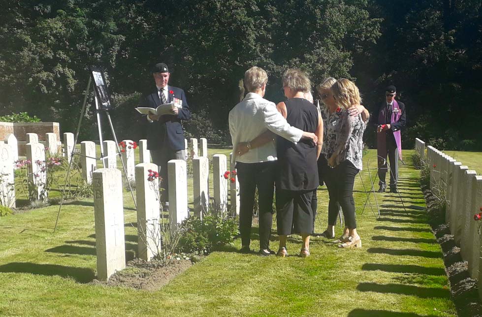 Canadian trooper has grave rededication at Mook War Cemetery