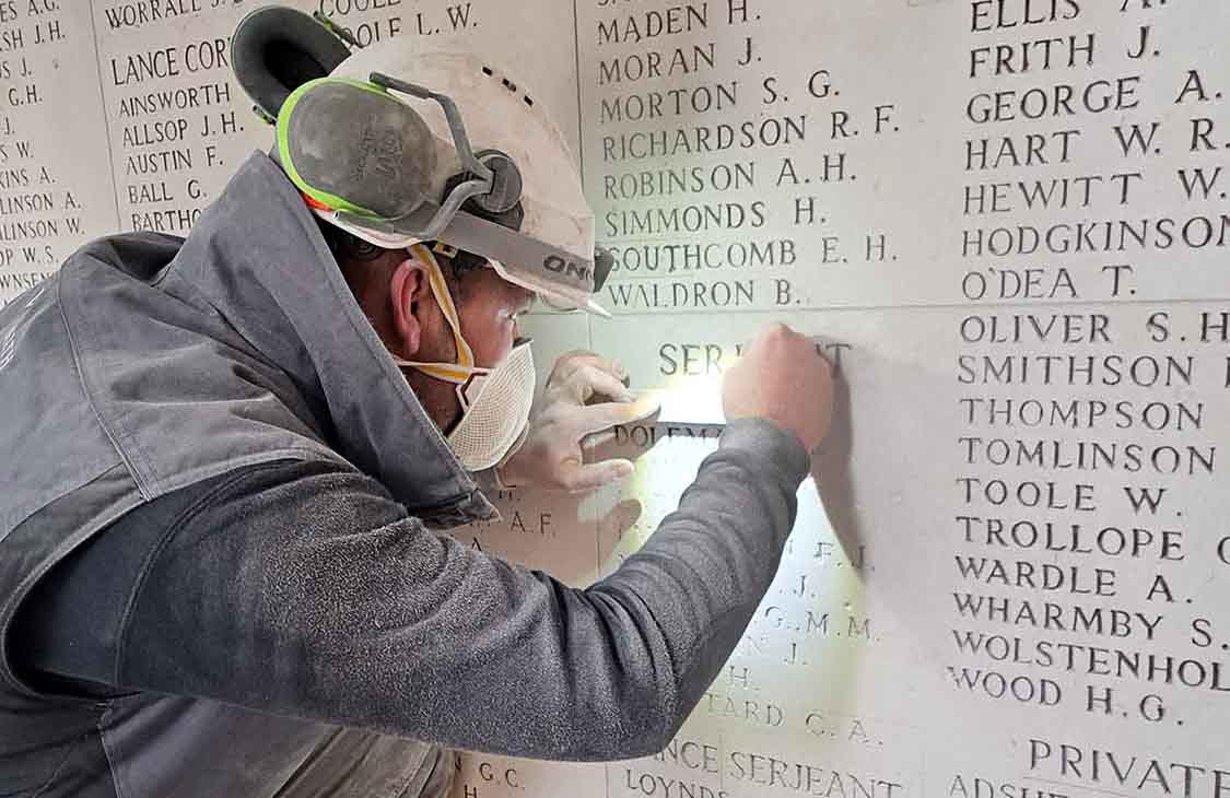 Update: Menin Gate Name Panels to Be Visible by Spring 2025