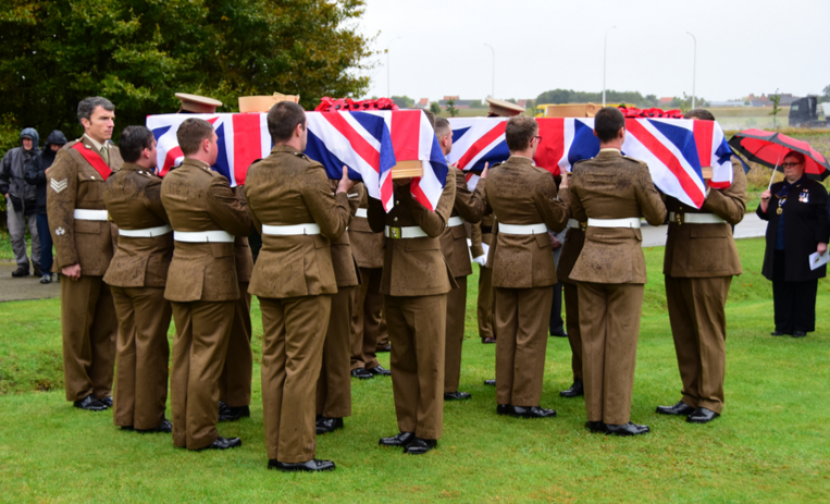 Burials at New Irish Farm Cemetery