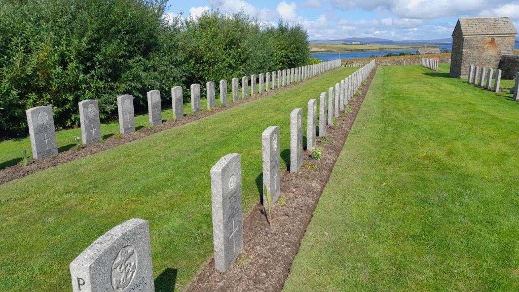Team completes ground works at Lyness Royal Naval Cemetery