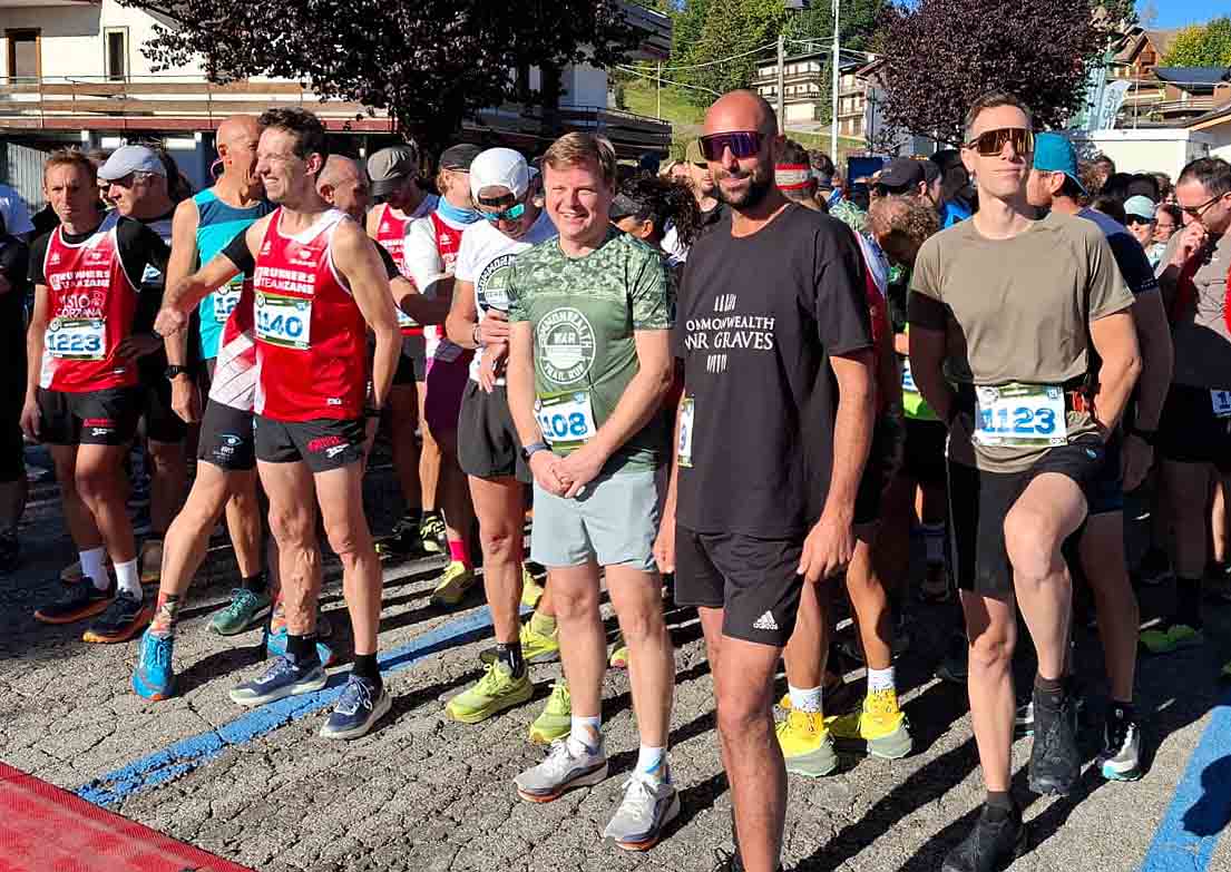 Second Commonwealth War Cemeteries Trail Run takes place