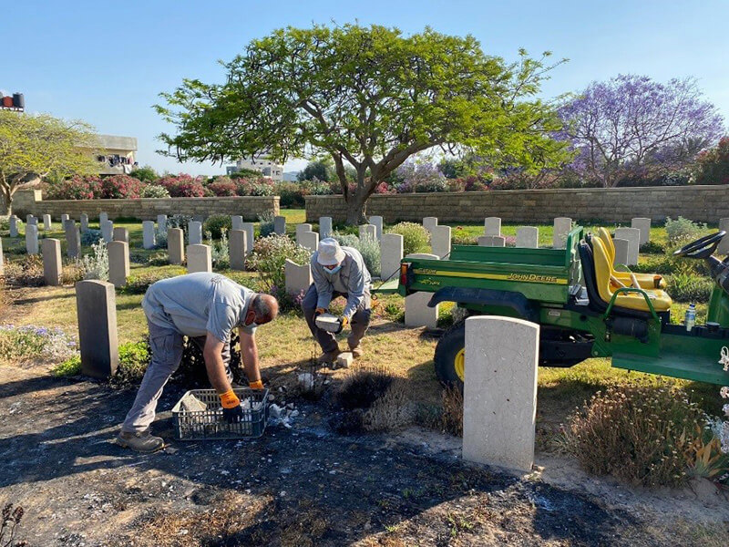 Works at Gaza War cemetery