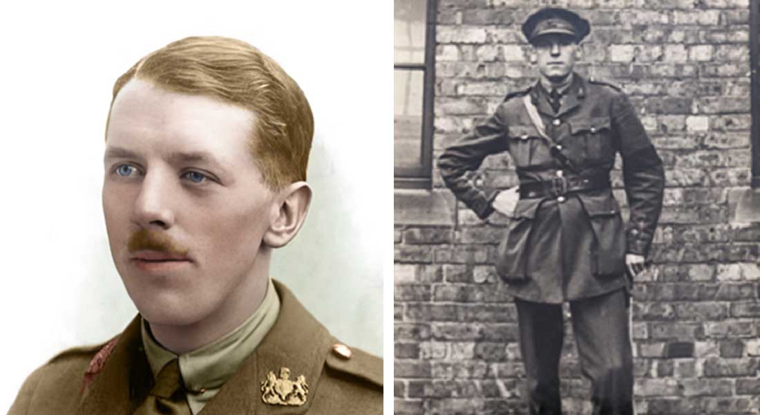 GRAVES OF TWO OFFICERS MISSING SINCE 1918 REDEDICATED IN FRANCE