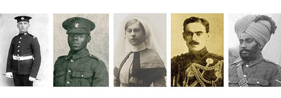Five servicemen and women