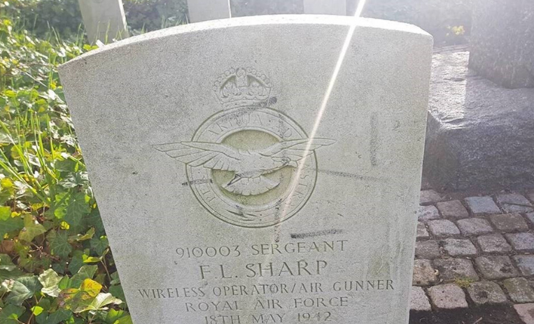 Vandalism at Odense (Assistens) Cemetery, Denmark