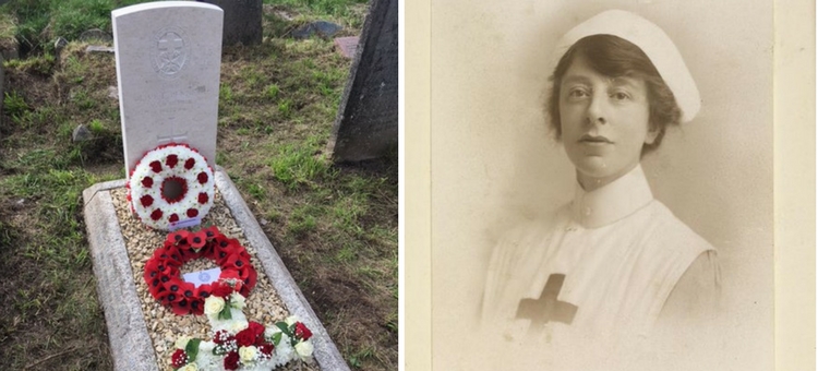 First World War nurse given CWGC headstone more than 100 years after death