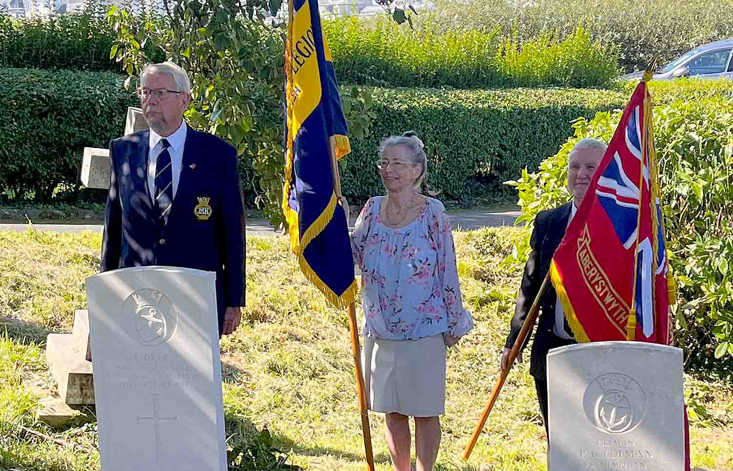 First World War Able Seaman's grave rededicated in Wales
