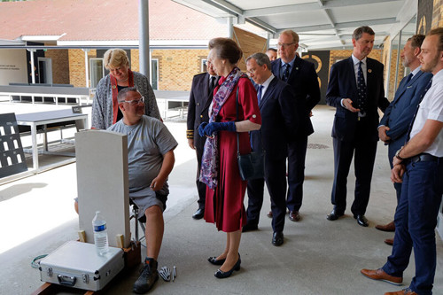 Royal visits to the CWGC Experience