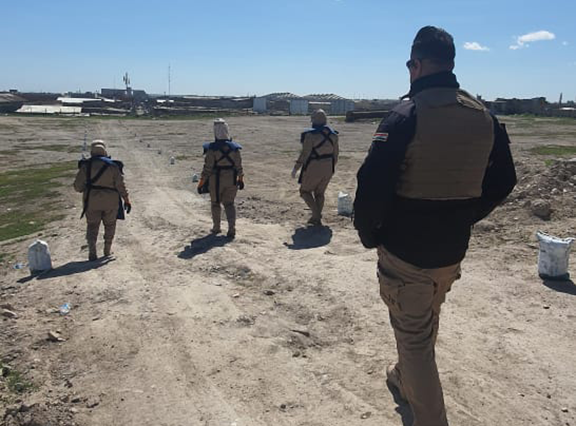 UN helps clear Mosul War Cemetery