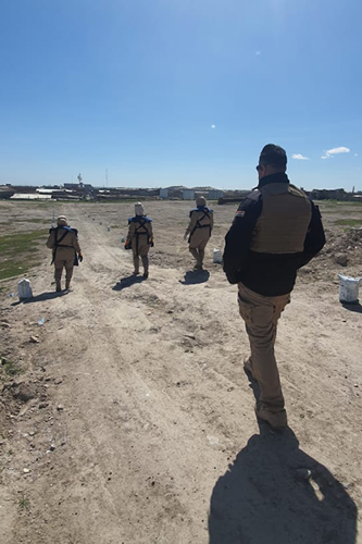 UN team at Mosul