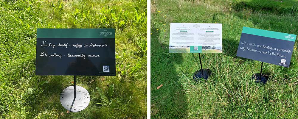 sustainability signage