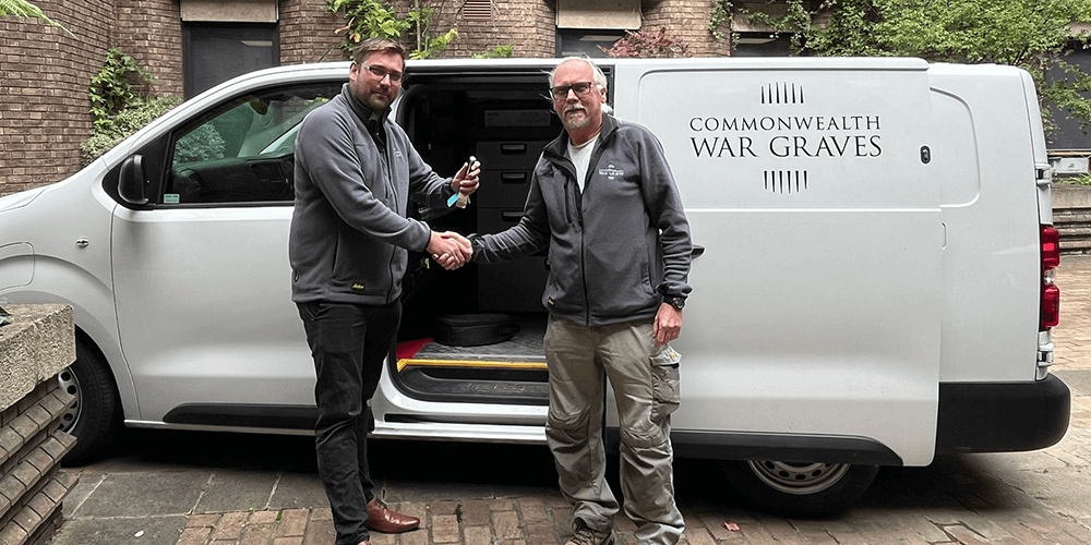 Our first electric van joins our UK fleet