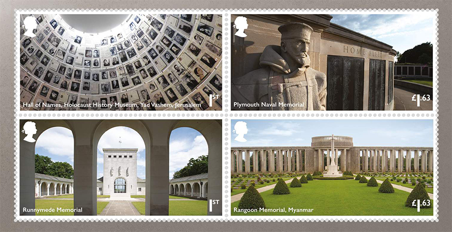 Special commemorative stamp series features CWGC sites and marks 75th anniversary of the end of the Second World War